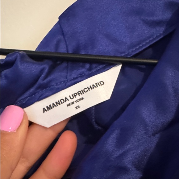 Amanda Uprichard Blue One-Shoulder Maxi Dress - Picture 7 of 7